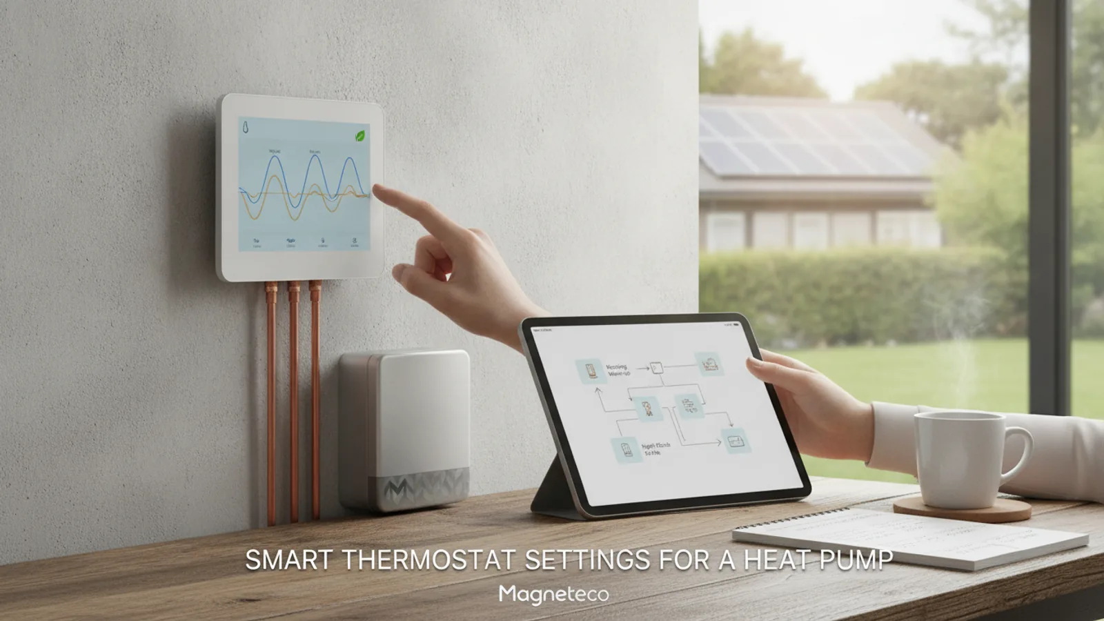 Smart Thermostat Settings For A Heat Pump | Magneteco